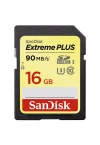 Sandisk Extreme Plus SDHC 16 GB 90 MB/s Class 10 UHS-I, U3, V30