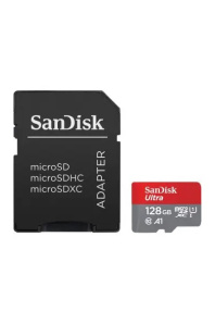 SanDisk Ultra microSDXC 128GB 140MB/s + SD Adapter A1 Class 10 UHS-I