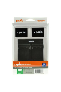 Jupio 2x baterie NP-W126 pro Fujifilm a duální USB nabíječka