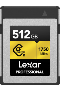 Lexar CFexpress Typ B 512B Pro Gold Serie R1750/W1500