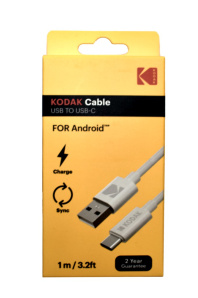KODAK kabel USB A <-> USB C 1m bílý