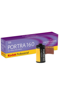 Kodak Portra 160/36 barevný negativní kinofilm 5ks